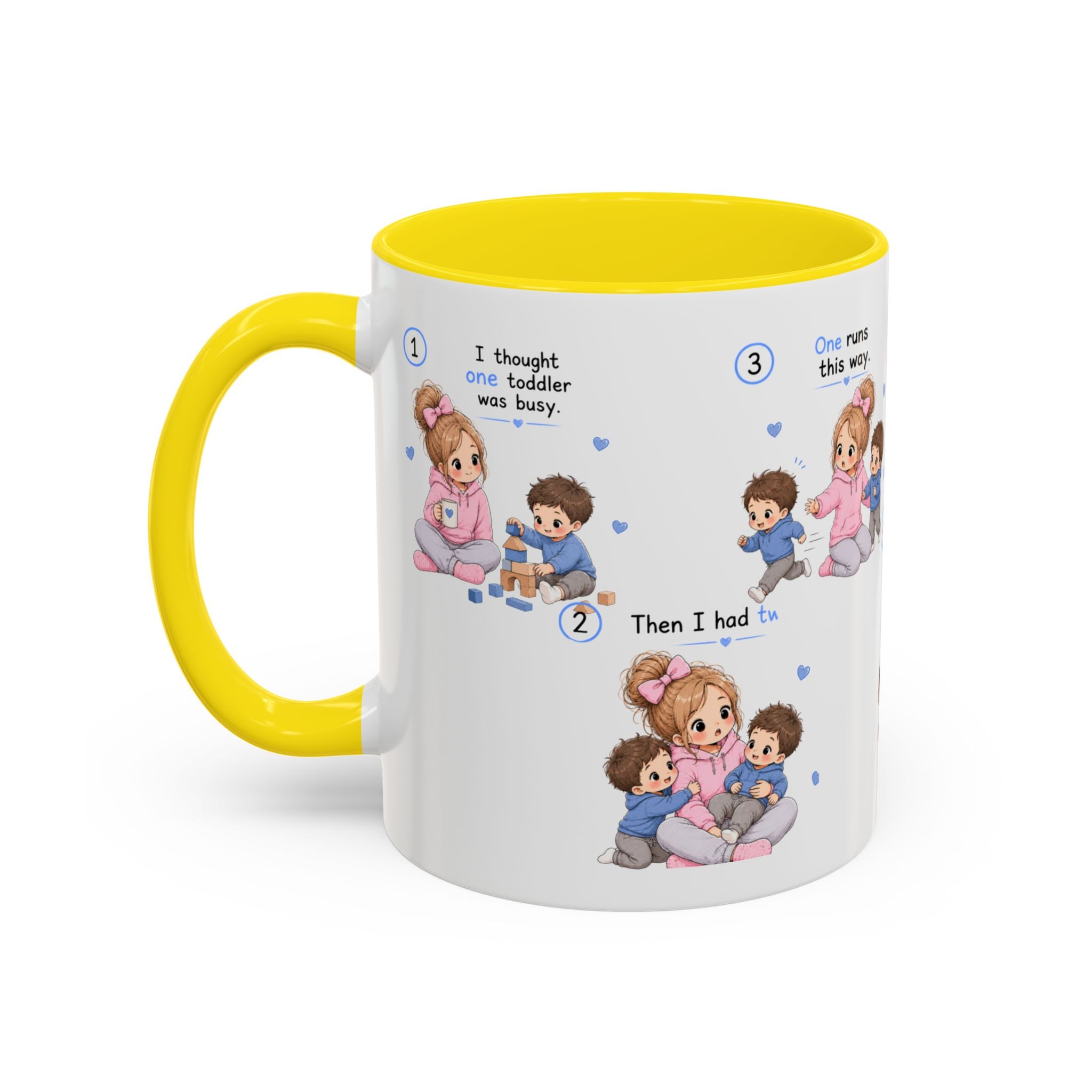 Twin Mom Mug Double the Chaos Double the Love Coffee Cup
