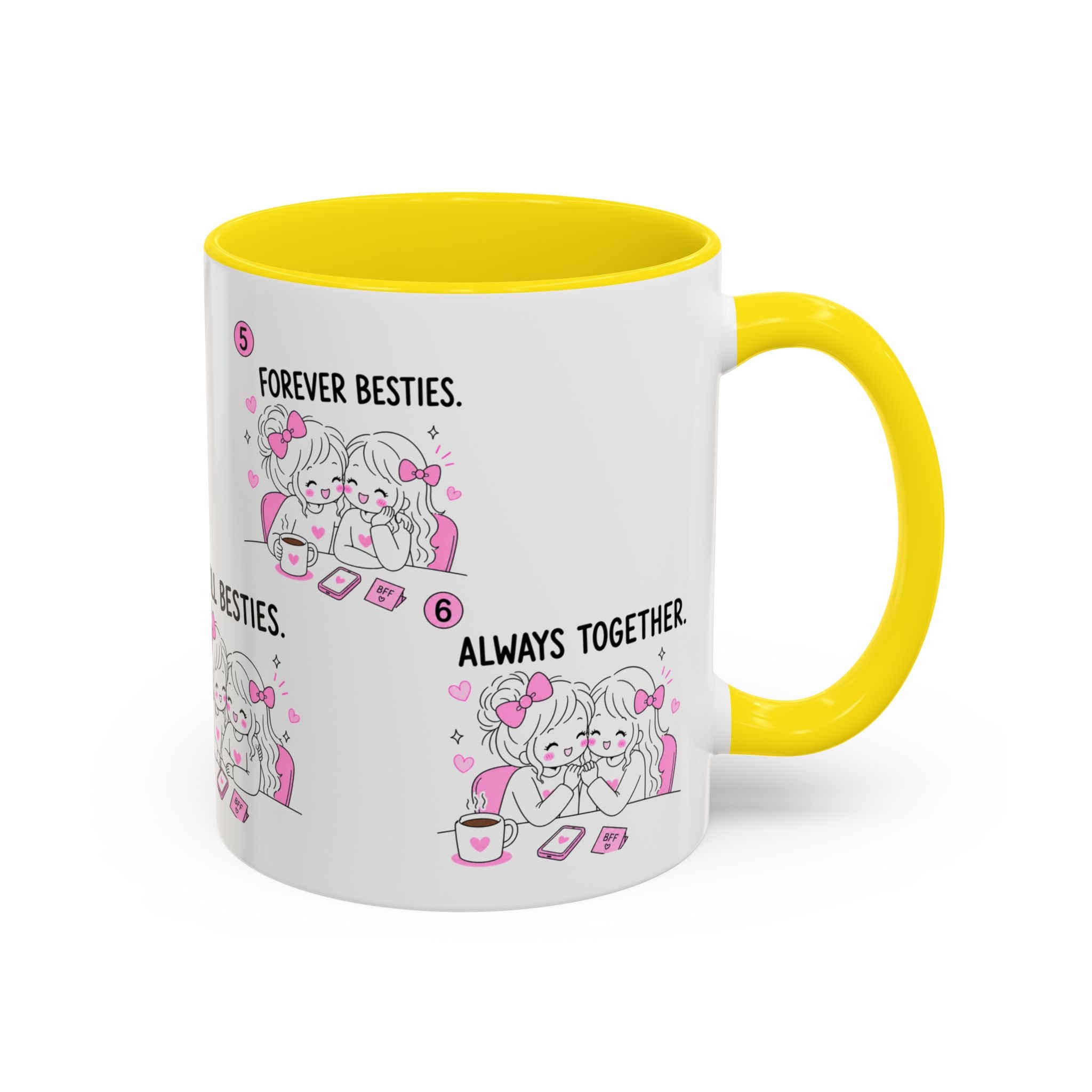 Best Friends Mug | Funny Bestie Gift | Cute Friendship Coffee Mug