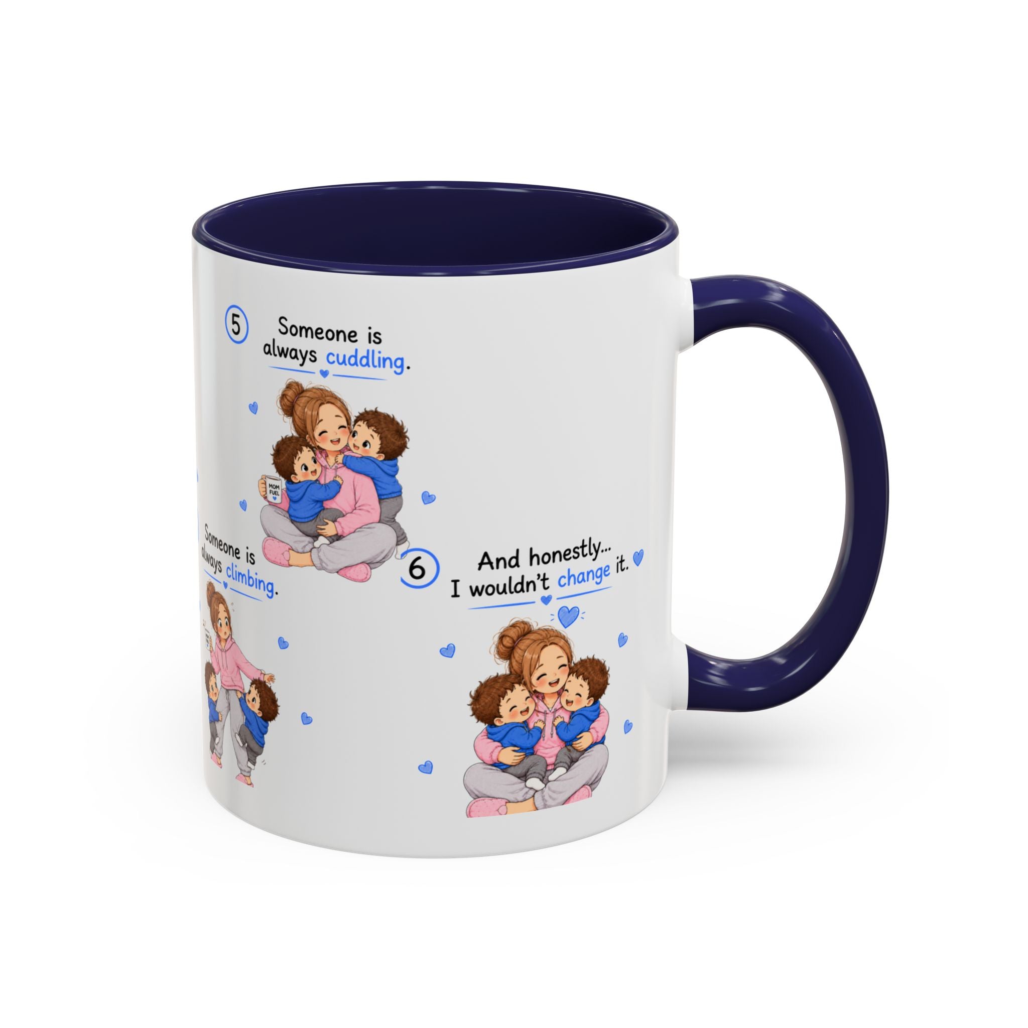 Someone Is Always Cuddling Mug | Twin Mom Gift