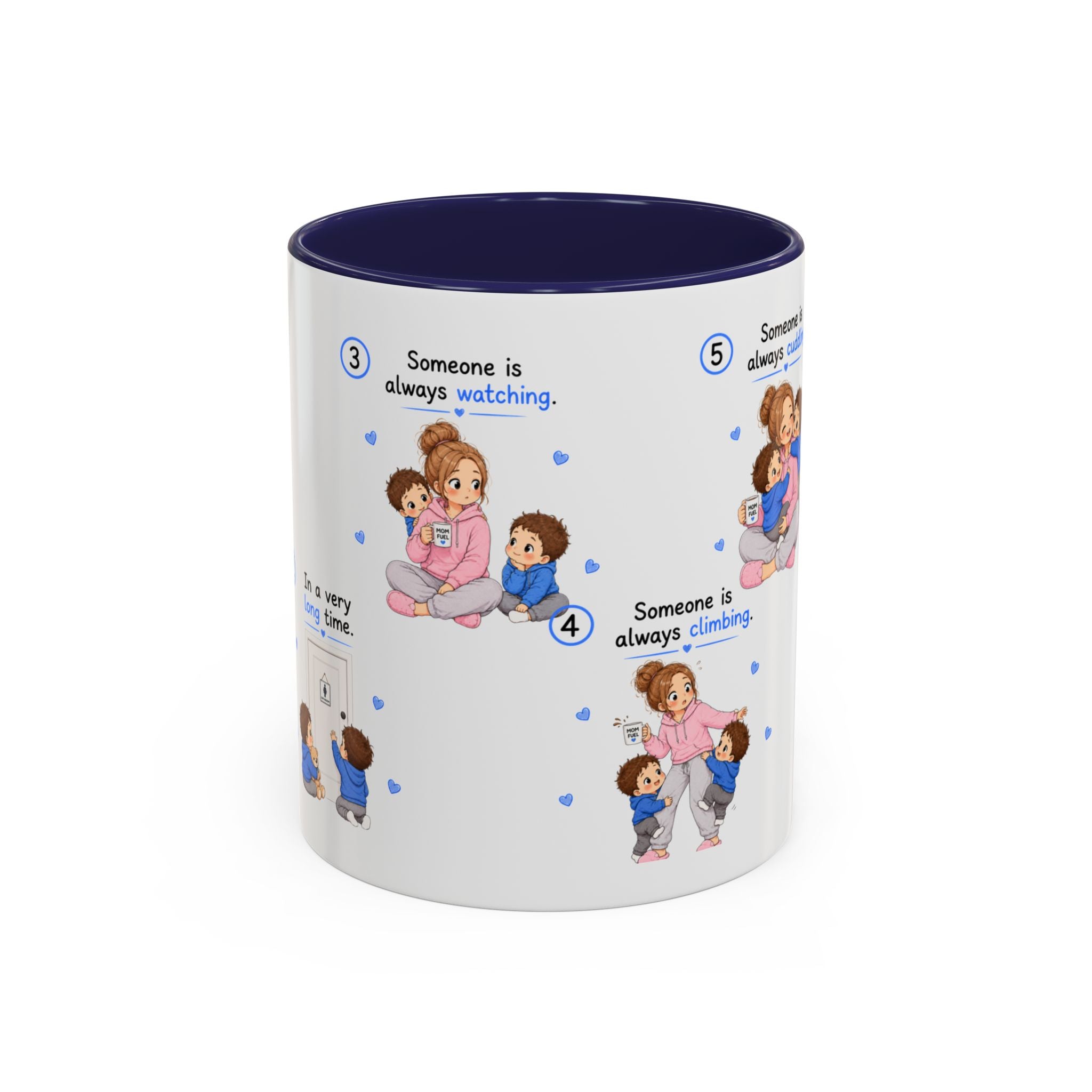 Someone Is Always Cuddling Mug | Twin Mom Gift