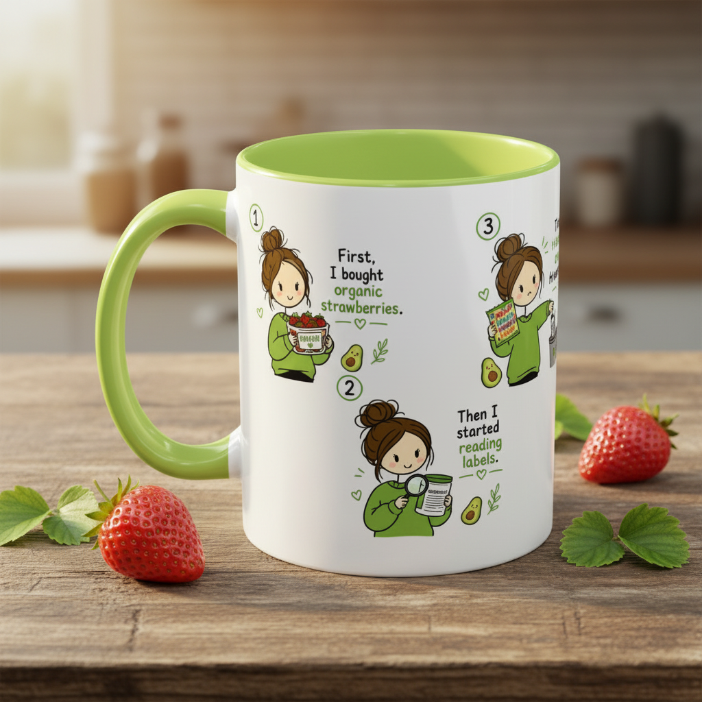 Crunchy Mom Mug | Clean Ingredients Gift