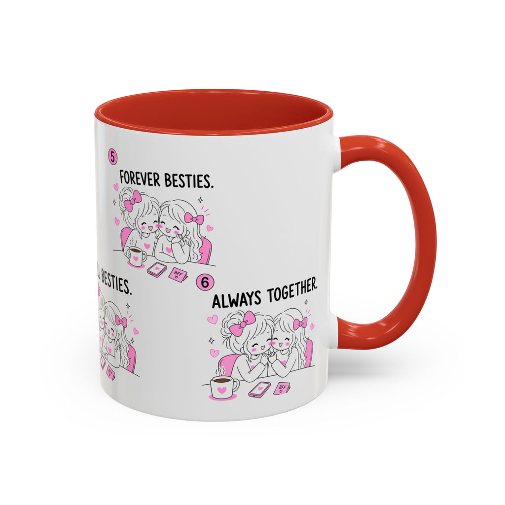 Best Friends Mug | Funny Bestie Gift | Cute Friendship Coffee Mug