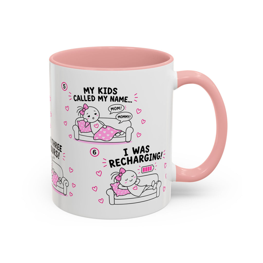 I Was Recharging Mug | Funny Mom Gift