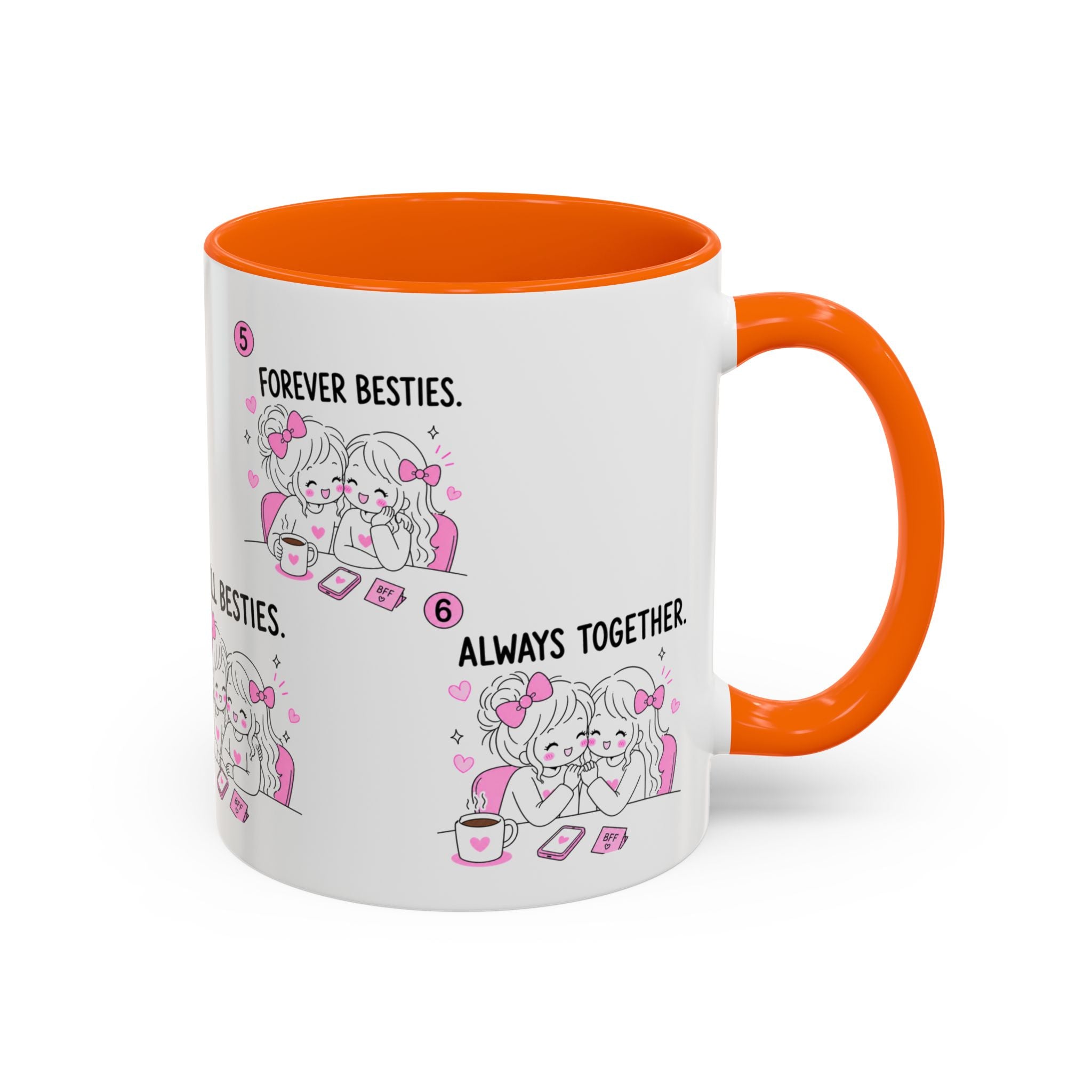 Best Friends Mug | Funny Bestie Gift | Cute Friendship Coffee Mug
