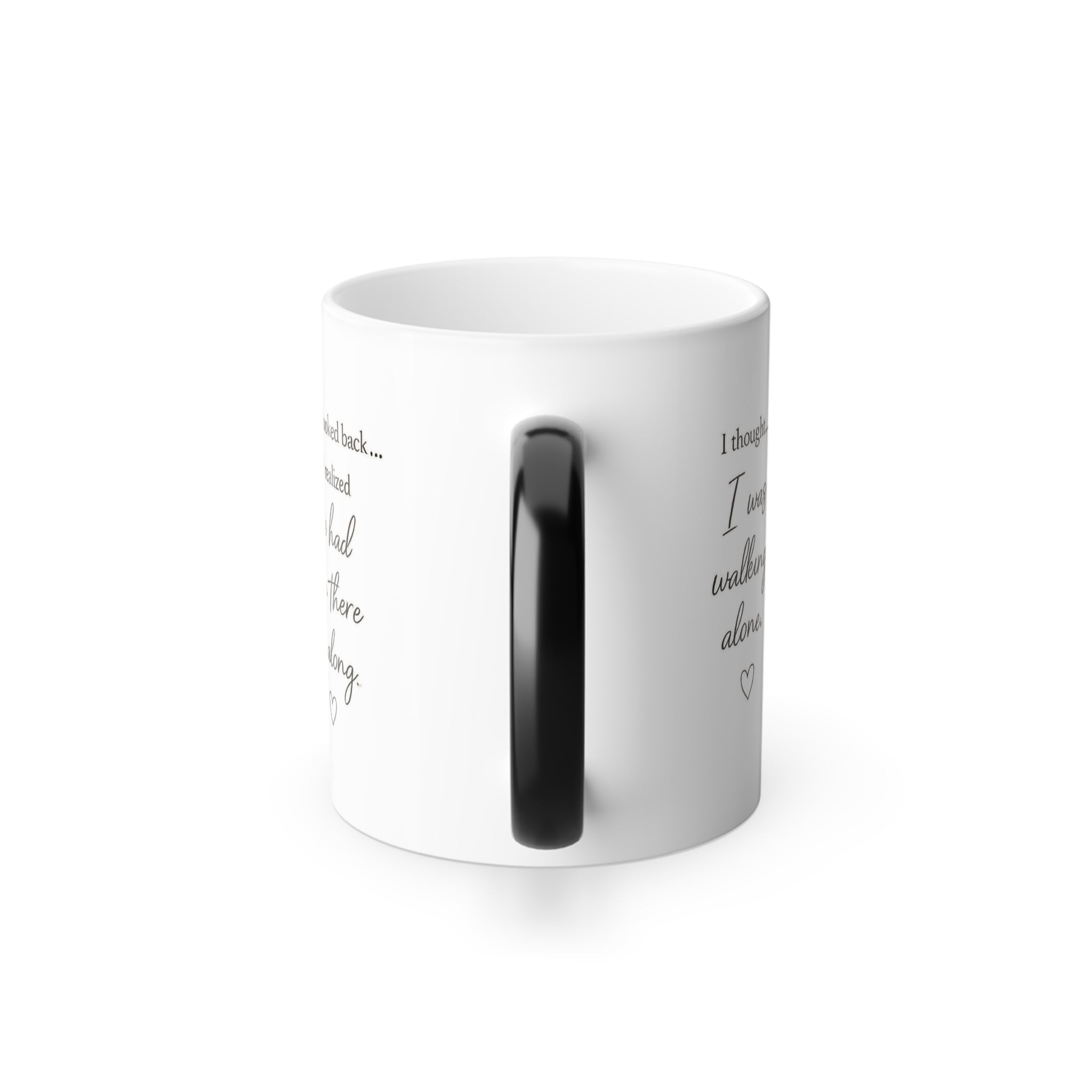 He Never Left™ | Christian Color-Changing Mug | Magic Story Mug