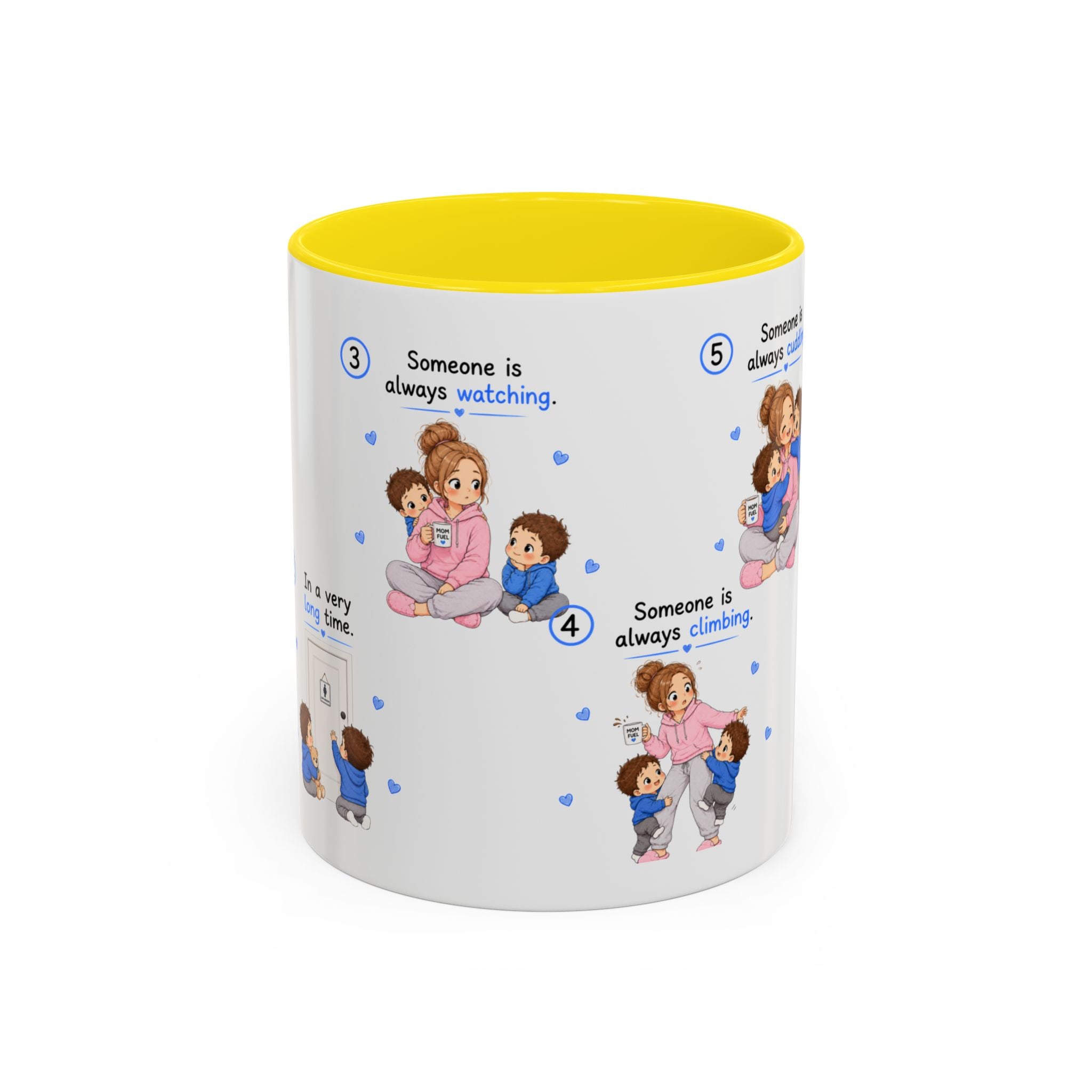 Someone Is Always Cuddling Mug | Twin Mom Gift