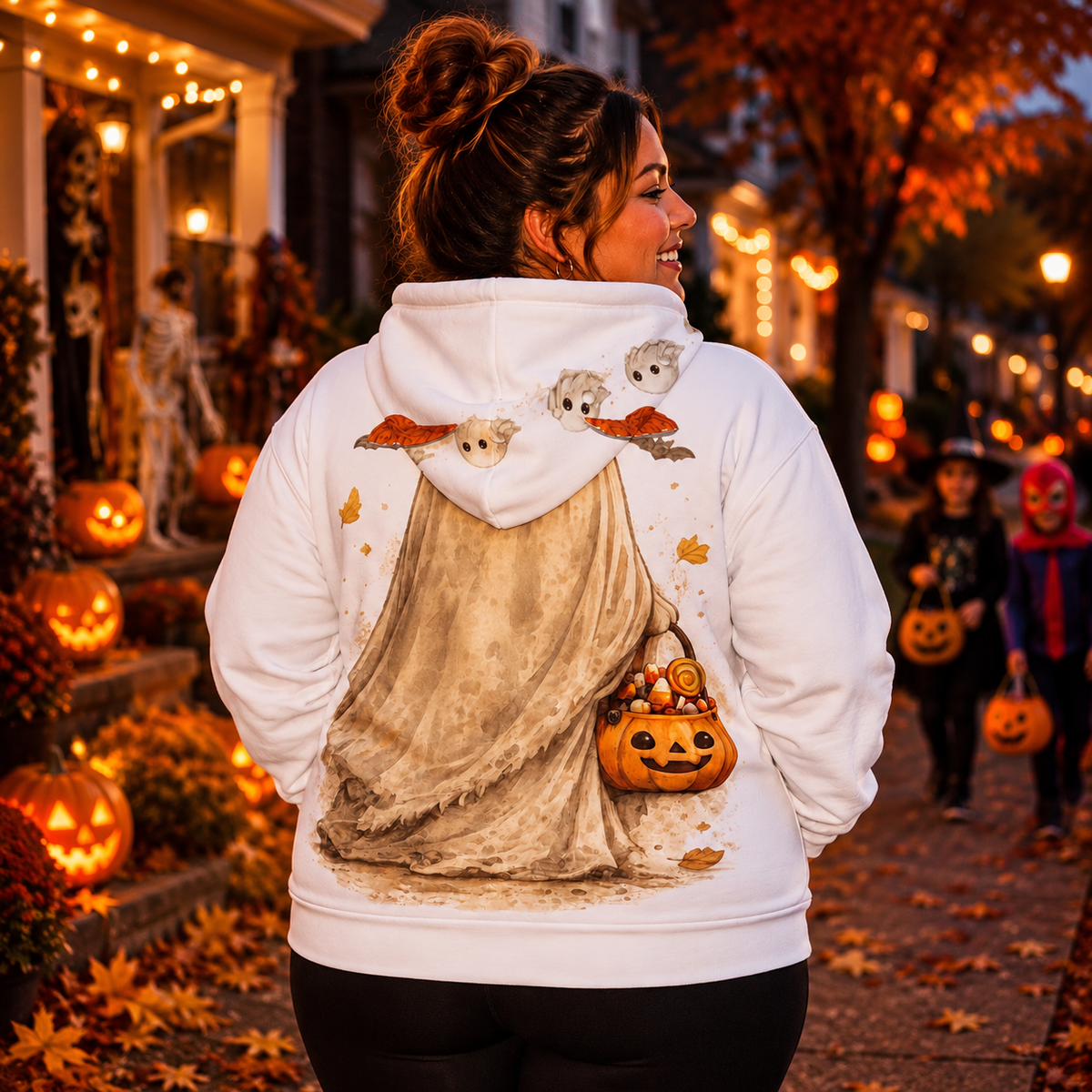 Boo… Maybe Tomorrow Halloween Hoodie With Ears | Cozy Ghost Hoodie