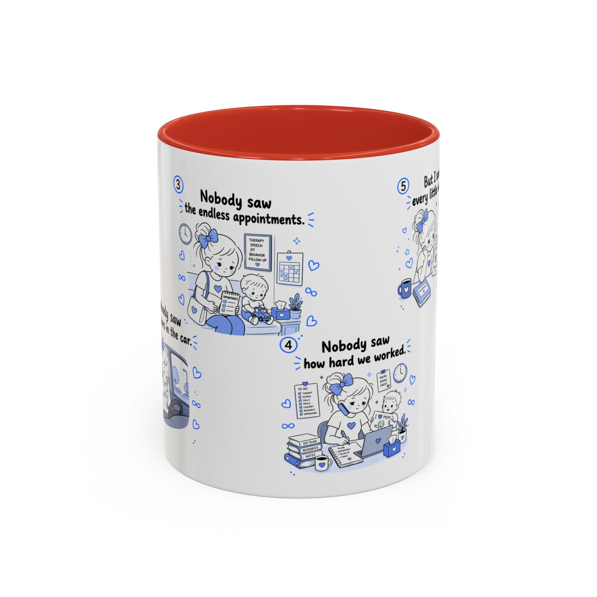 Autism Mom Coffee Mug Every Little Victory Matters