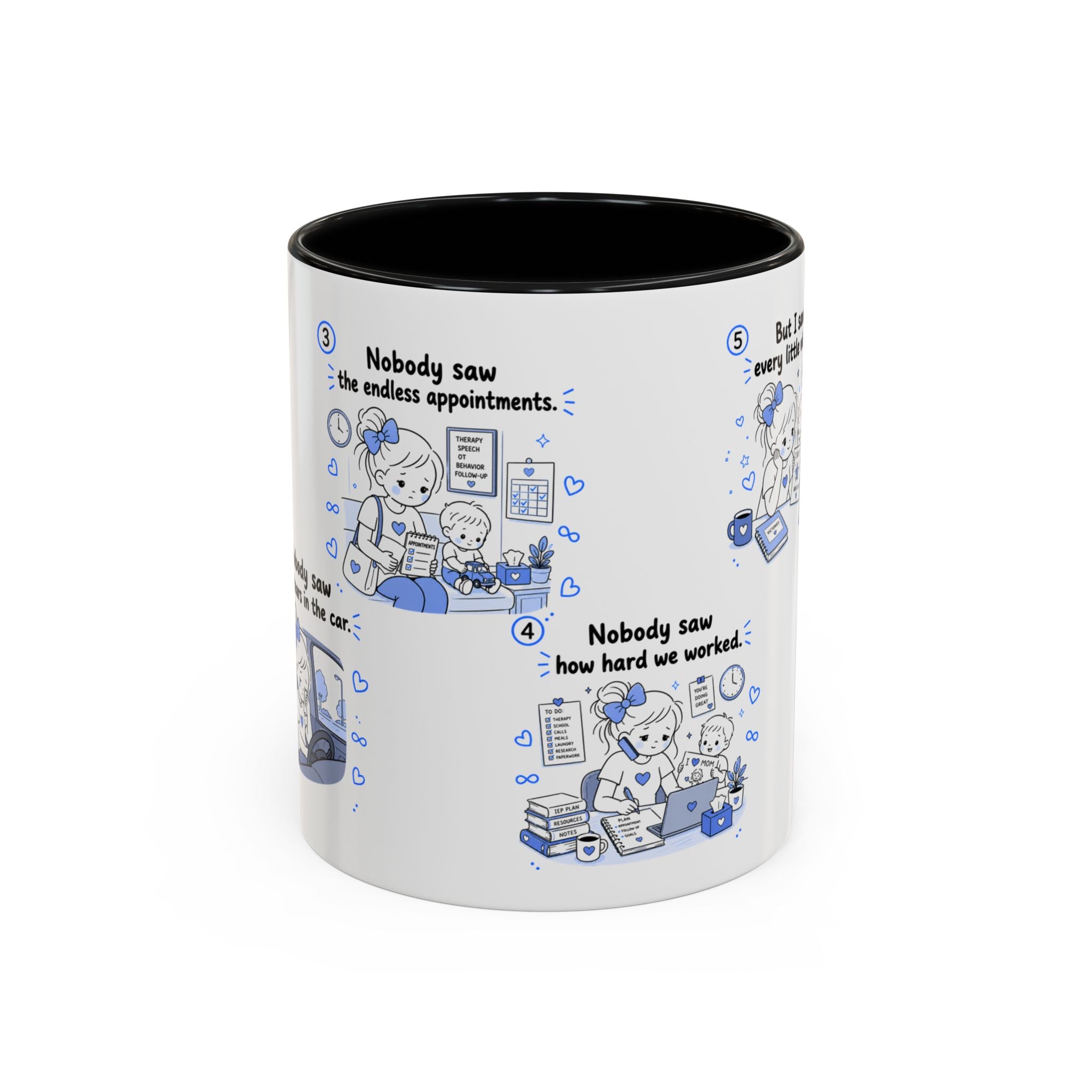 Autism Mom Coffee Mug Every Little Victory Matters