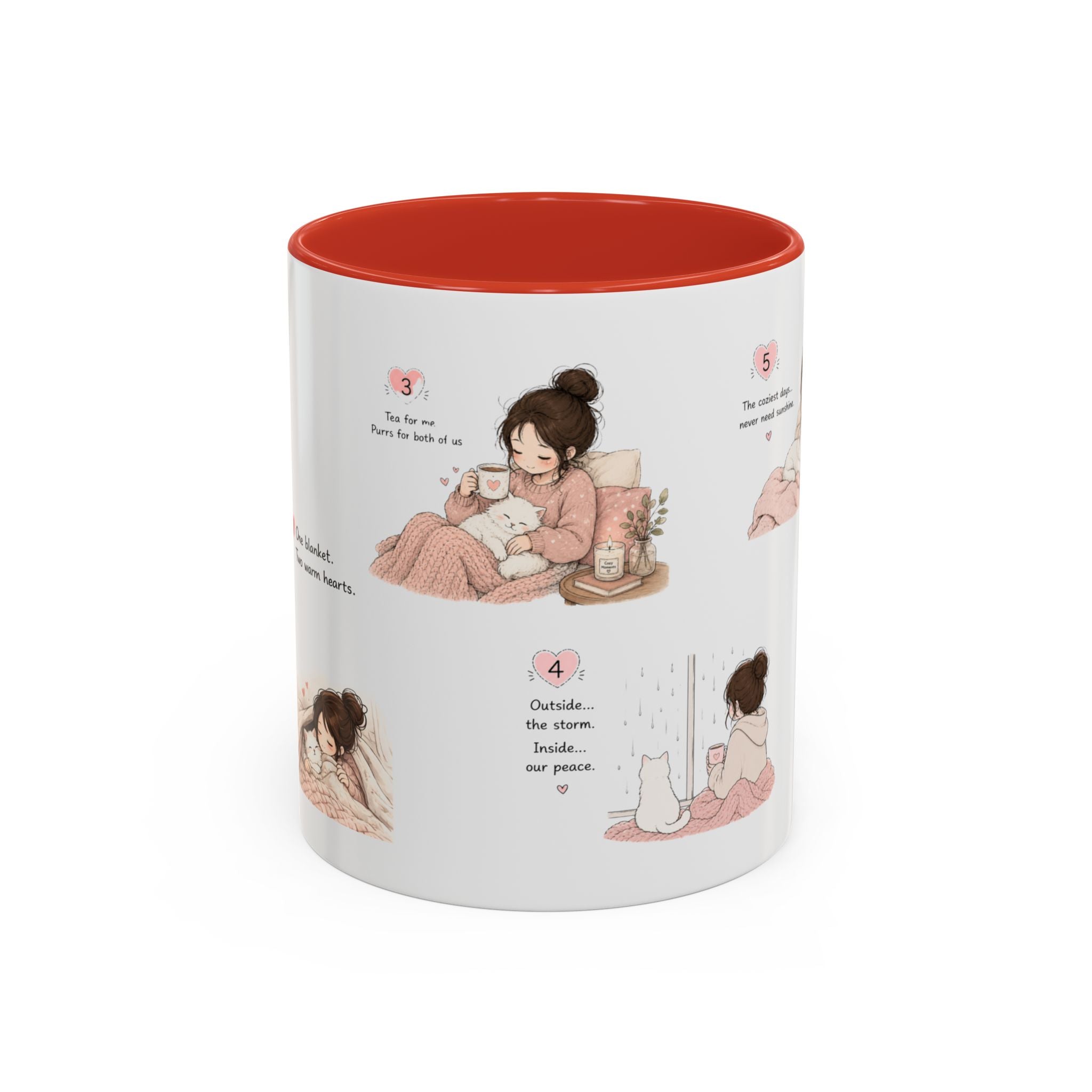 Cozy Self-Care Routine Mug | Cute Self Care Coffee Mug | Cozy Morning Gift | Doodle Story Mug | Healing Slowly Club