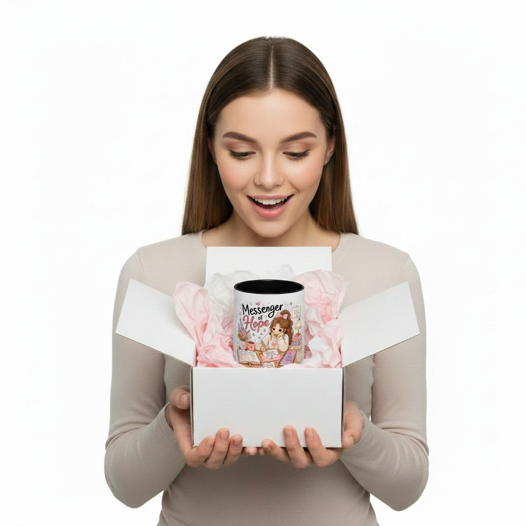 Messenger of Hope Mug | LDS Young Women Gift | Christian Coffee Cup