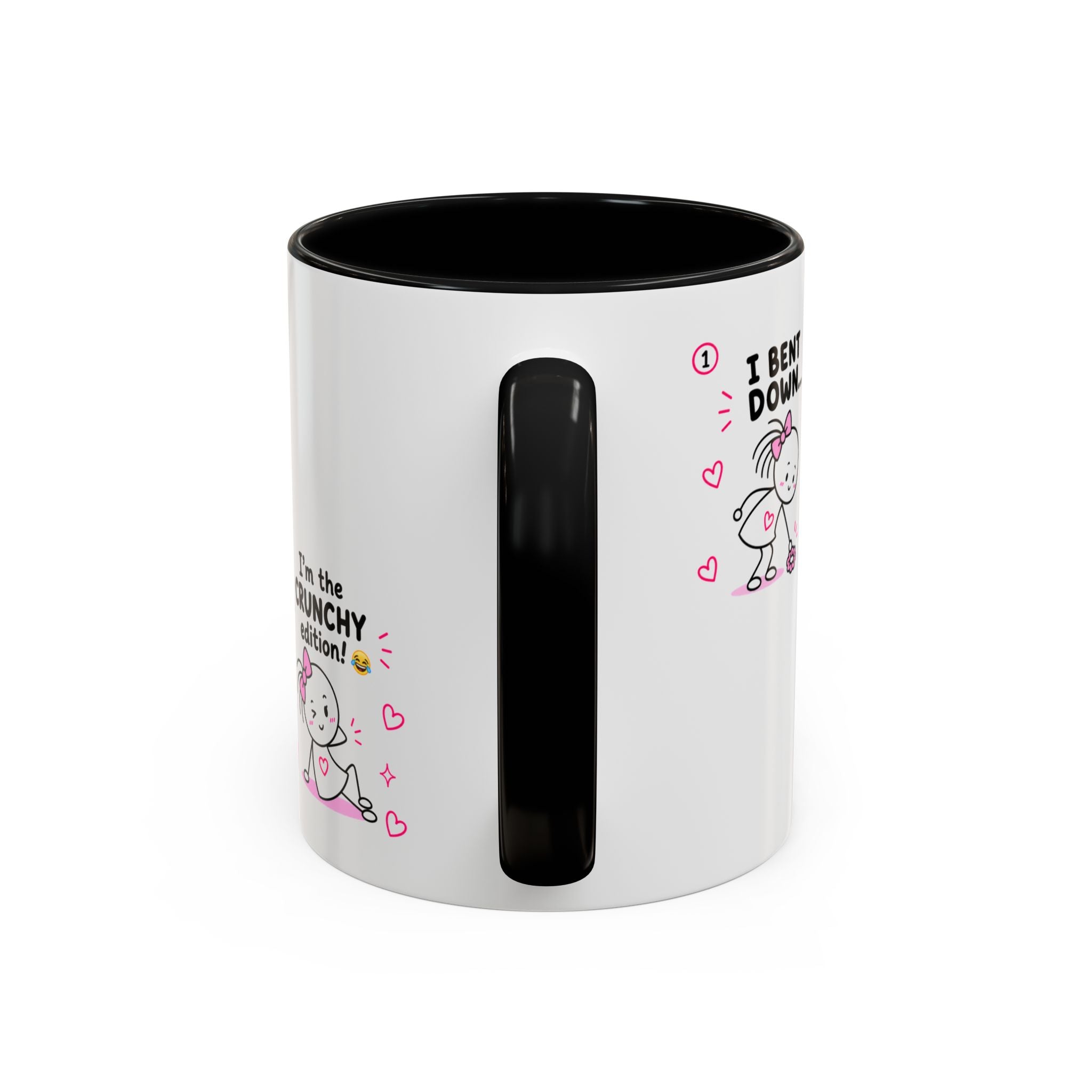 Crunchy Girl Mug | Funny Spine Puns Gift