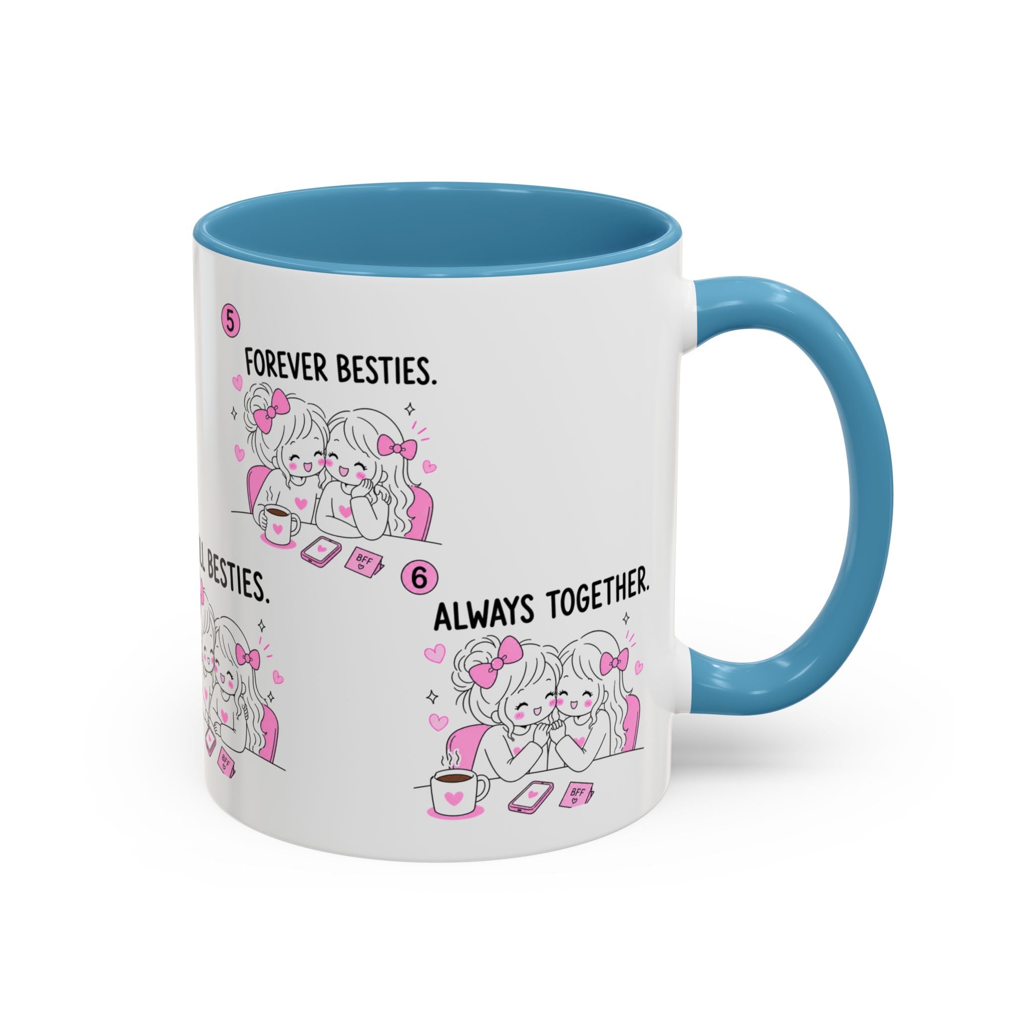 Best Friends Mug | Funny Bestie Gift | Cute Friendship Coffee Mug
