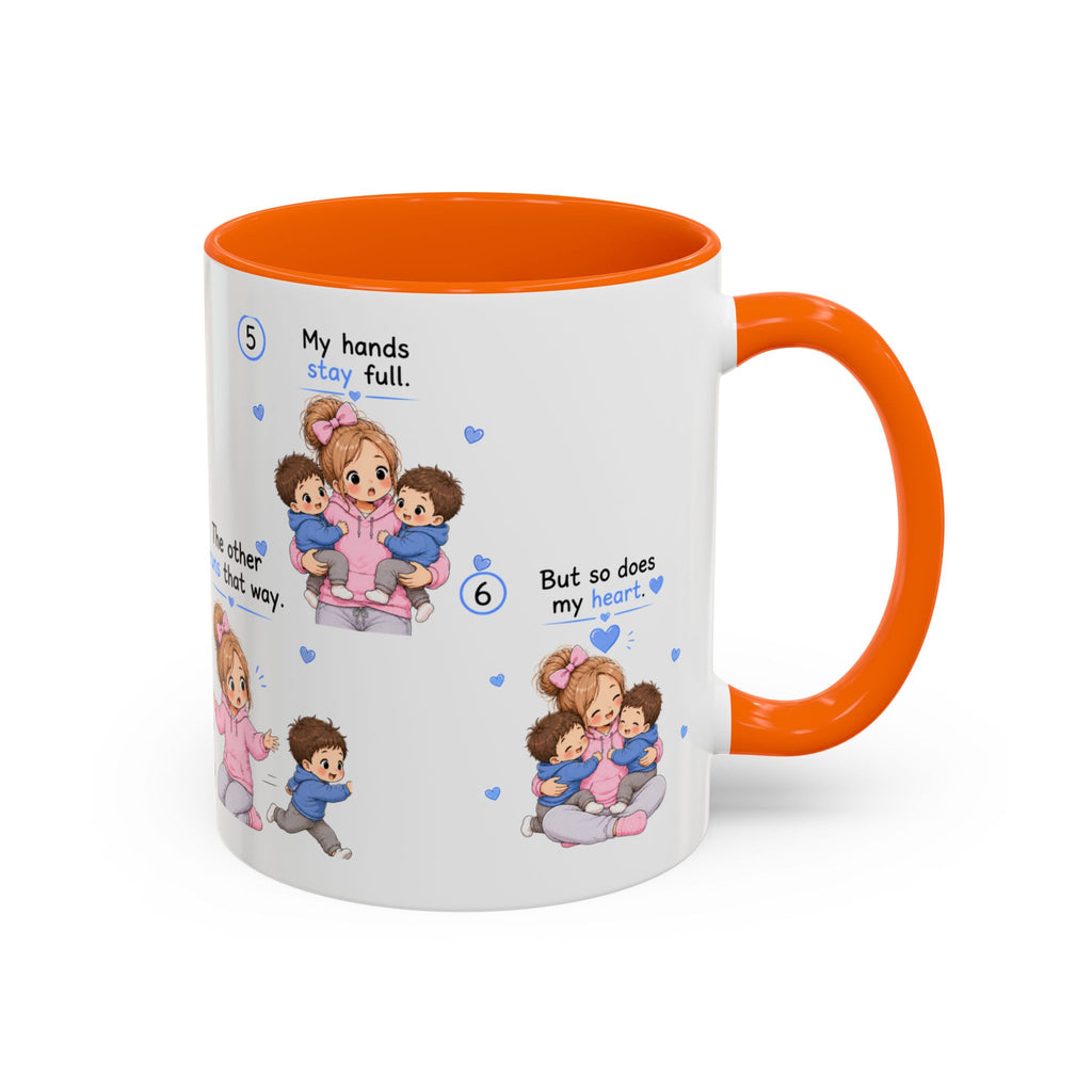 Twin Mom Mug Double the Chaos Double the Love Coffee Cup
