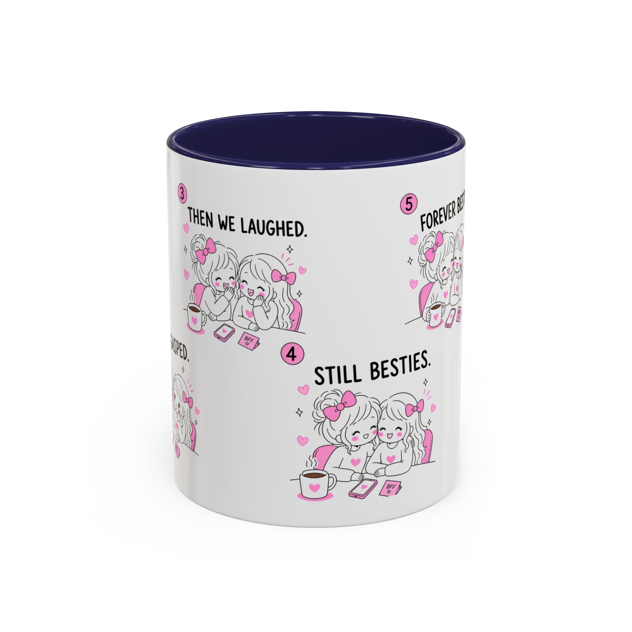 Best Friends Mug | Funny Bestie Gift | Cute Friendship Coffee Mug