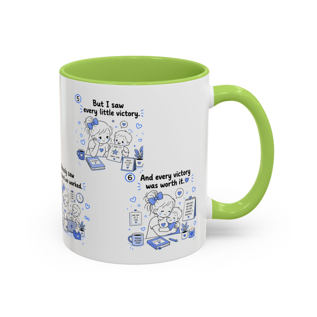 Autism Mom Coffee Mug Every Little Victory Matters