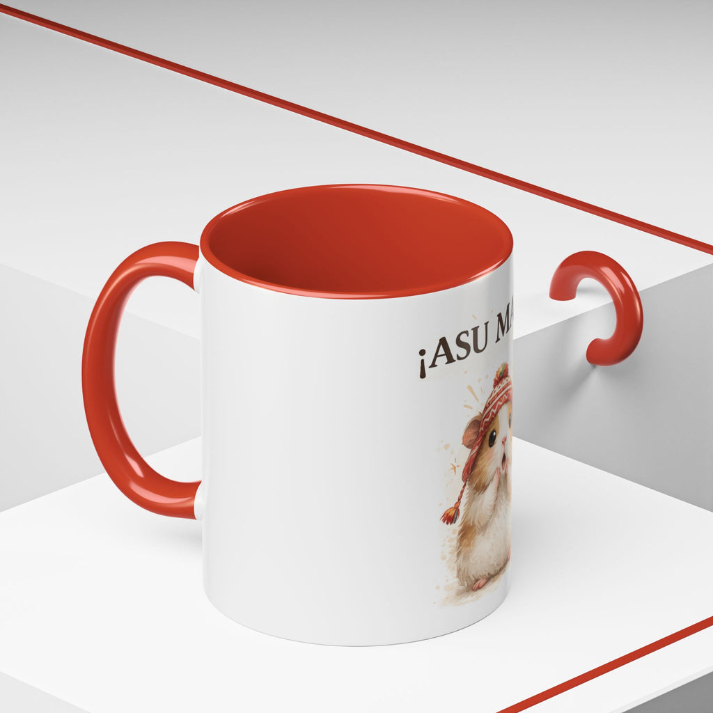 ¡Asu Mare! Cute Peruvian Cuy Accent Coffee Mug – Funny Peruvian Phrase Gift 11oz