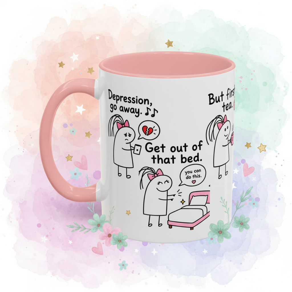 But First Tea Mug | Funny Mental Health Gift