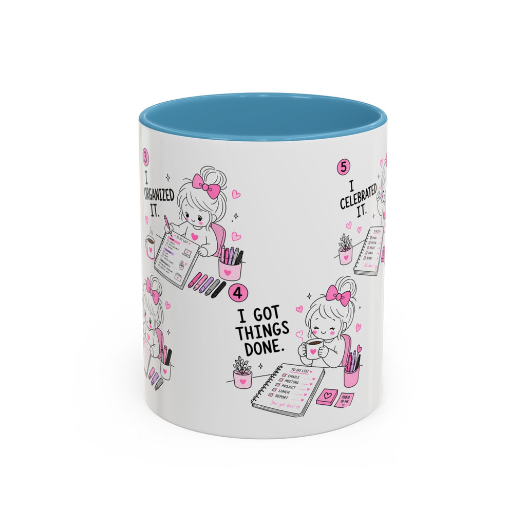 To Do List Mug | Cute Planner Girl Gift | Checklist Coffee Mug