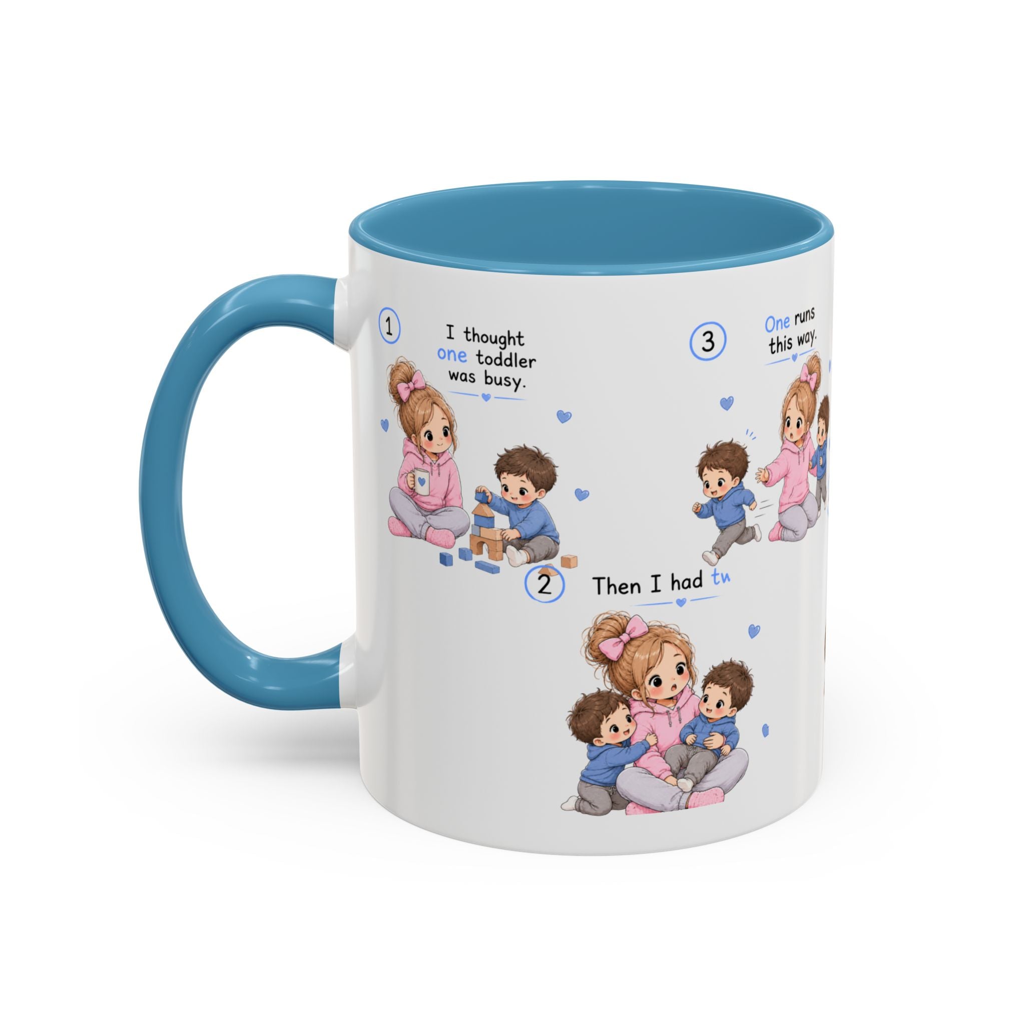 Twin Mom Mug Double the Chaos Double the Love Coffee Cup