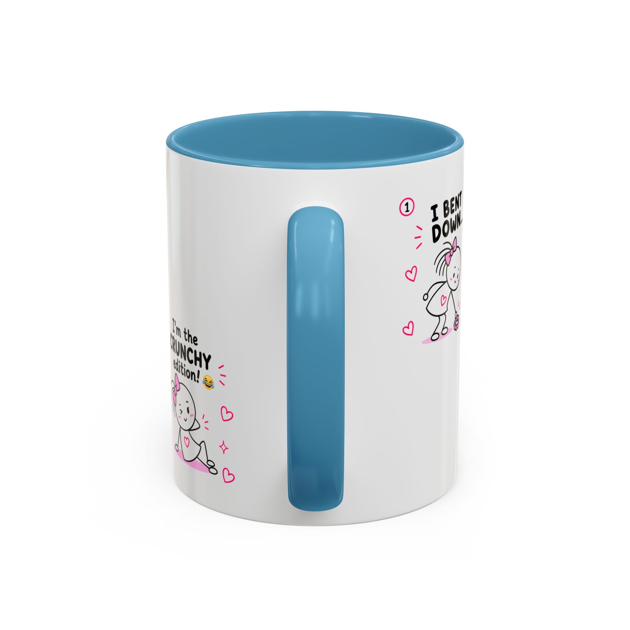Crunchy Girl Mug | Funny Spine Puns Gift
