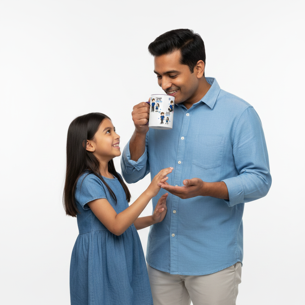 She’ll Always Be My Little Girl Mug | Girl Dad Gift | Father Daughter Coffee Mug | Dad and Daughter Gift | Father’s Day Mug