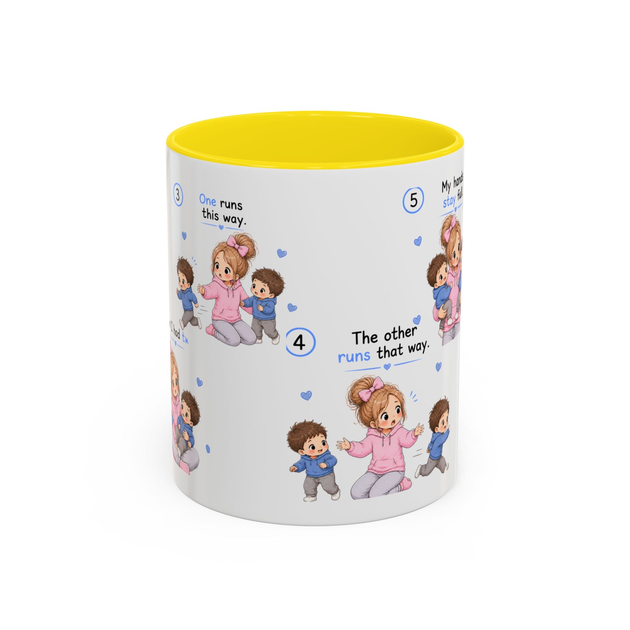 Twin Mom Mug Double the Chaos Double the Love Coffee Cup