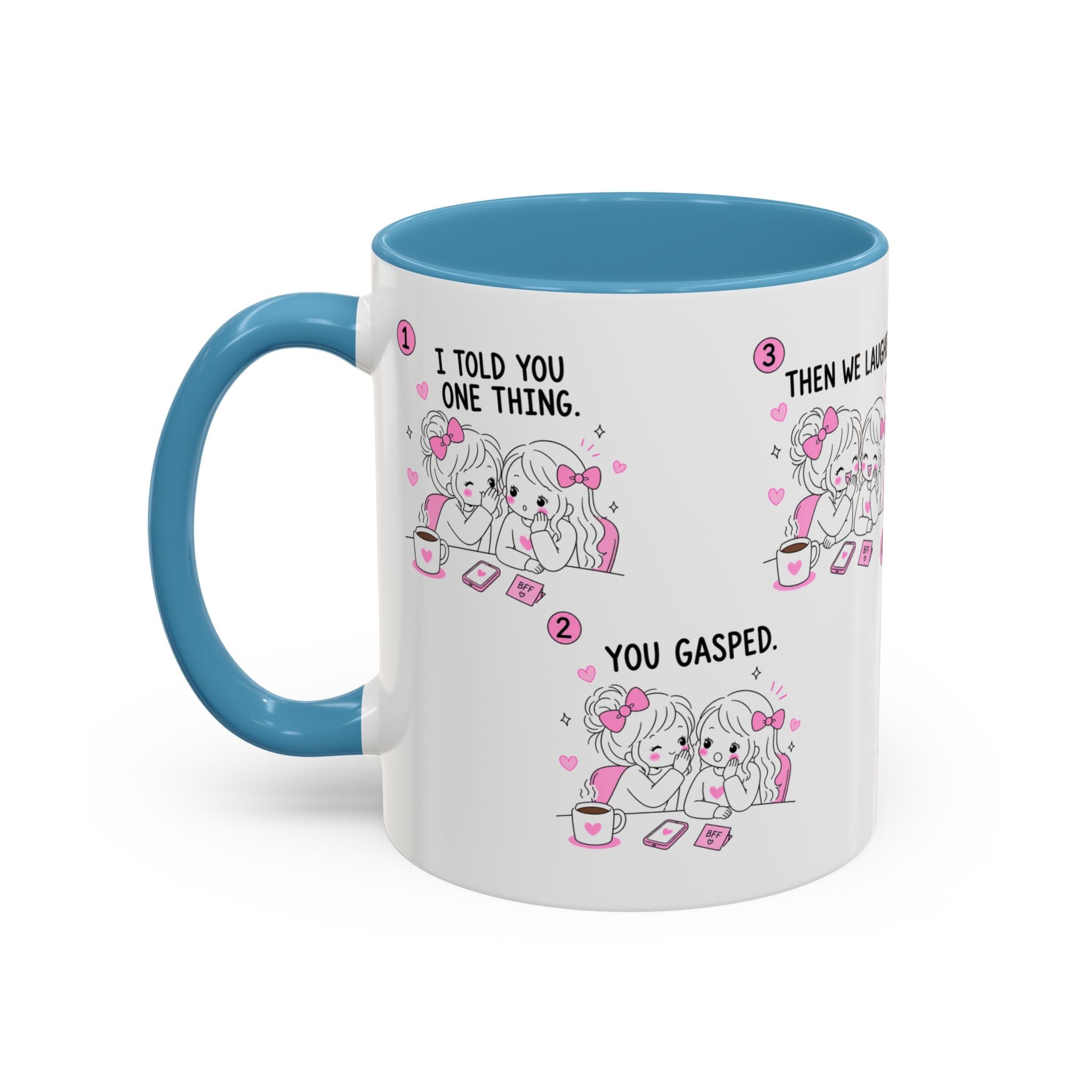 Best Friends Mug | Funny Bestie Gift | Cute Friendship Coffee Mug