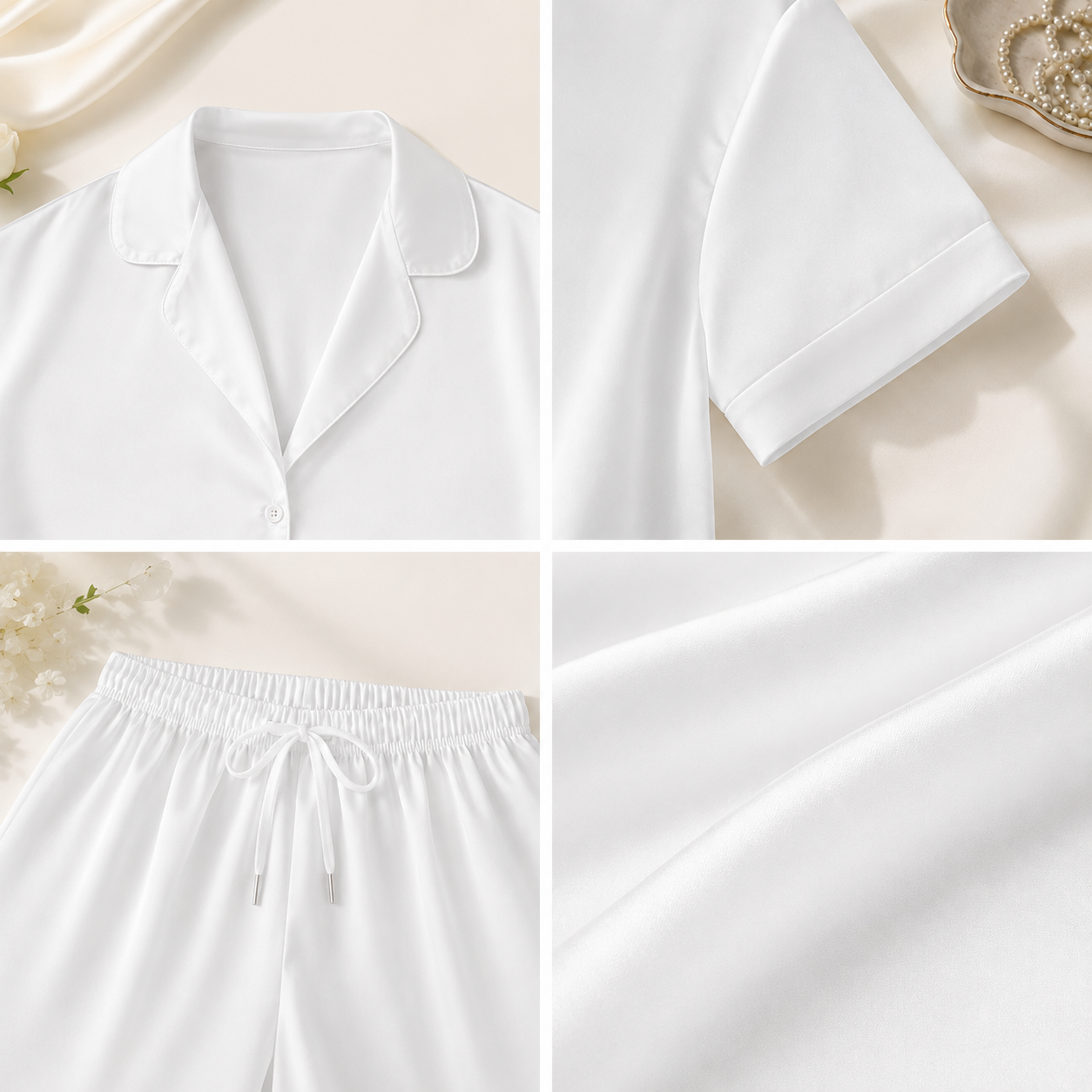 Sunshine Bestie Satin Pajama Set