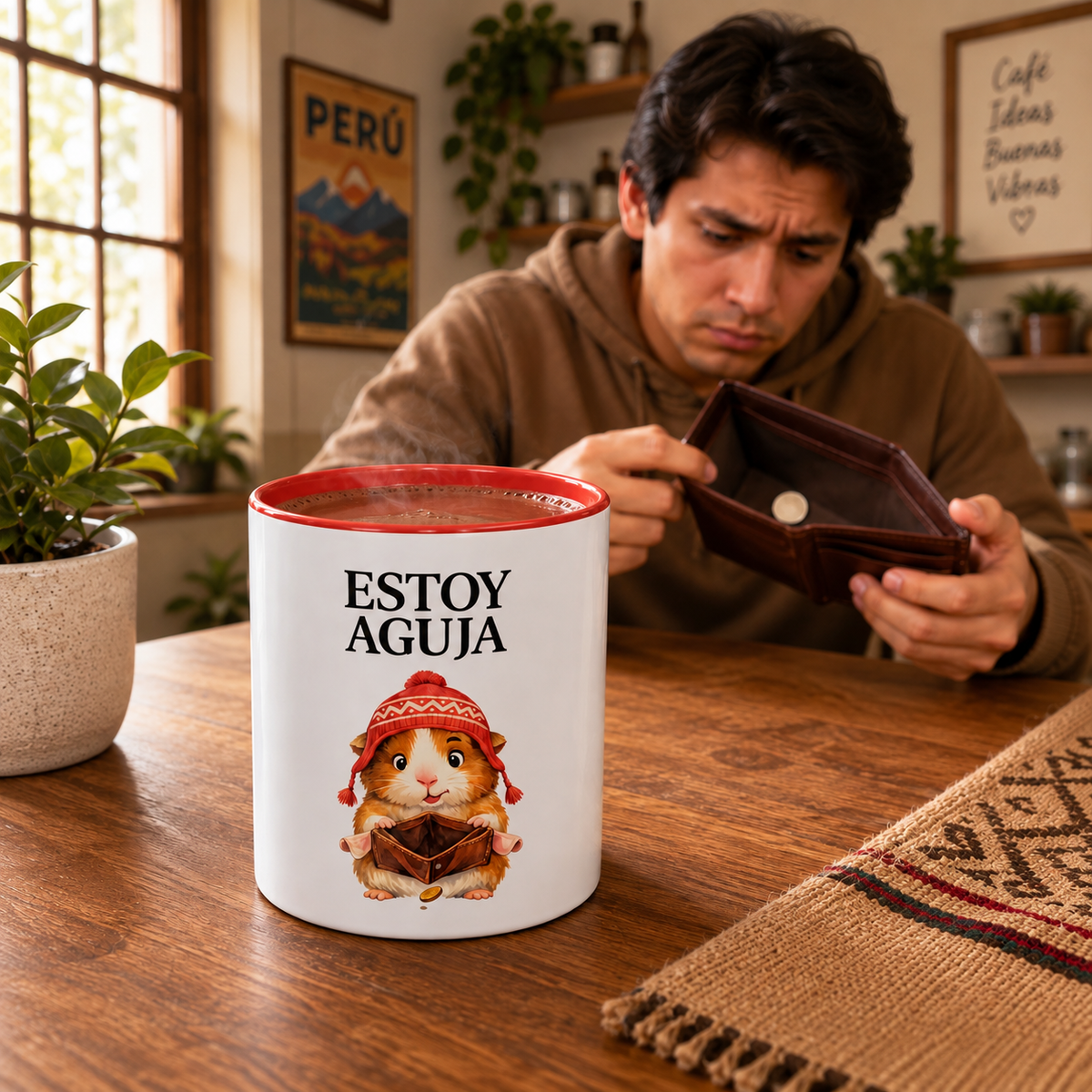“Estoy Aguja” Peruvian Guinea Pig Mug – Funny Peru Gift 11oz