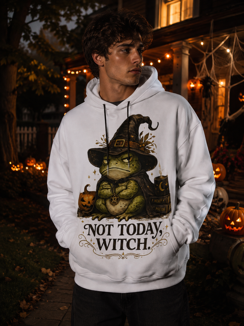 All-Over Print Women’s Hoodie With Decorative Ears