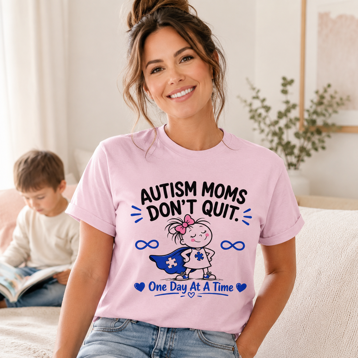 Autism Moms Don’t Quit T-Shirt | Autism Mom Gift