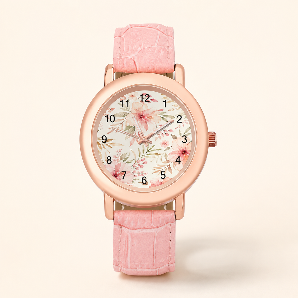 Blush Bloom Floral Women’s Watch