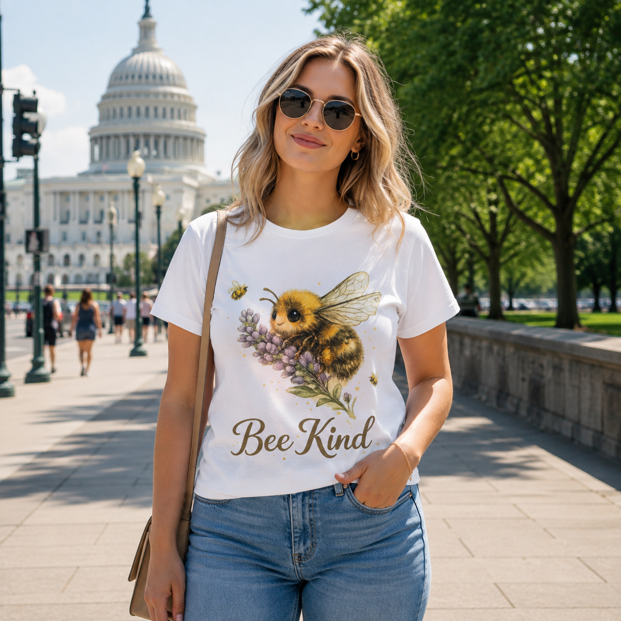 Bee Kind T-Shirt | Vintage Bumble Bee Graphic Tee for Nature Lovers