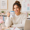To Do List Mug | Cute Planner Girl Gift | Checklist Coffee Mug