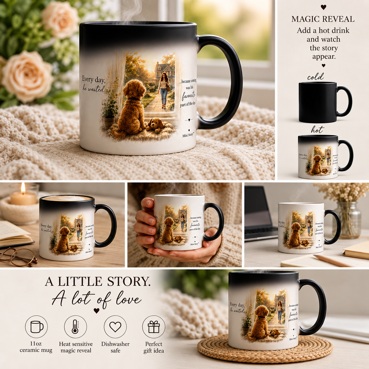 Waiting for You™ Magic Mug – Dog Memorial Gift, 11 oz