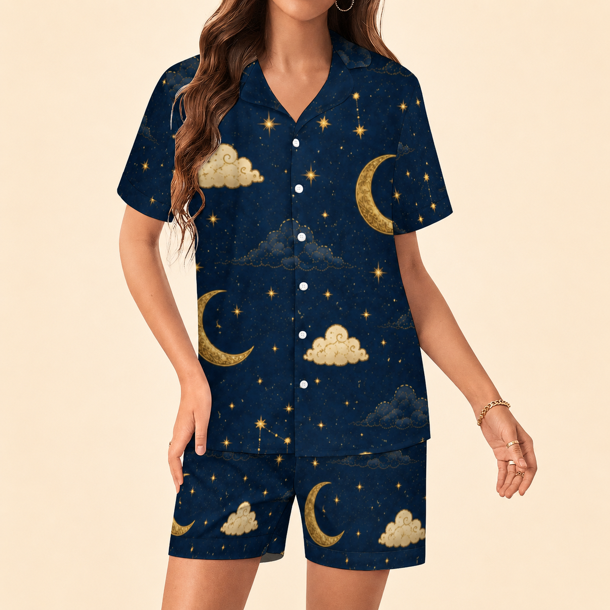 Moonlight Bestie Satin Pajama Set