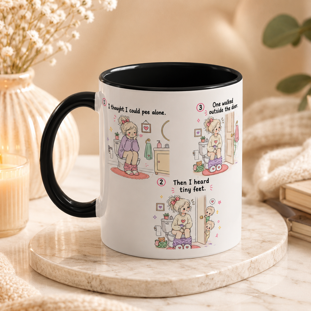 Funny Twin Mom Mug | Bathroom Break Coffee Mug