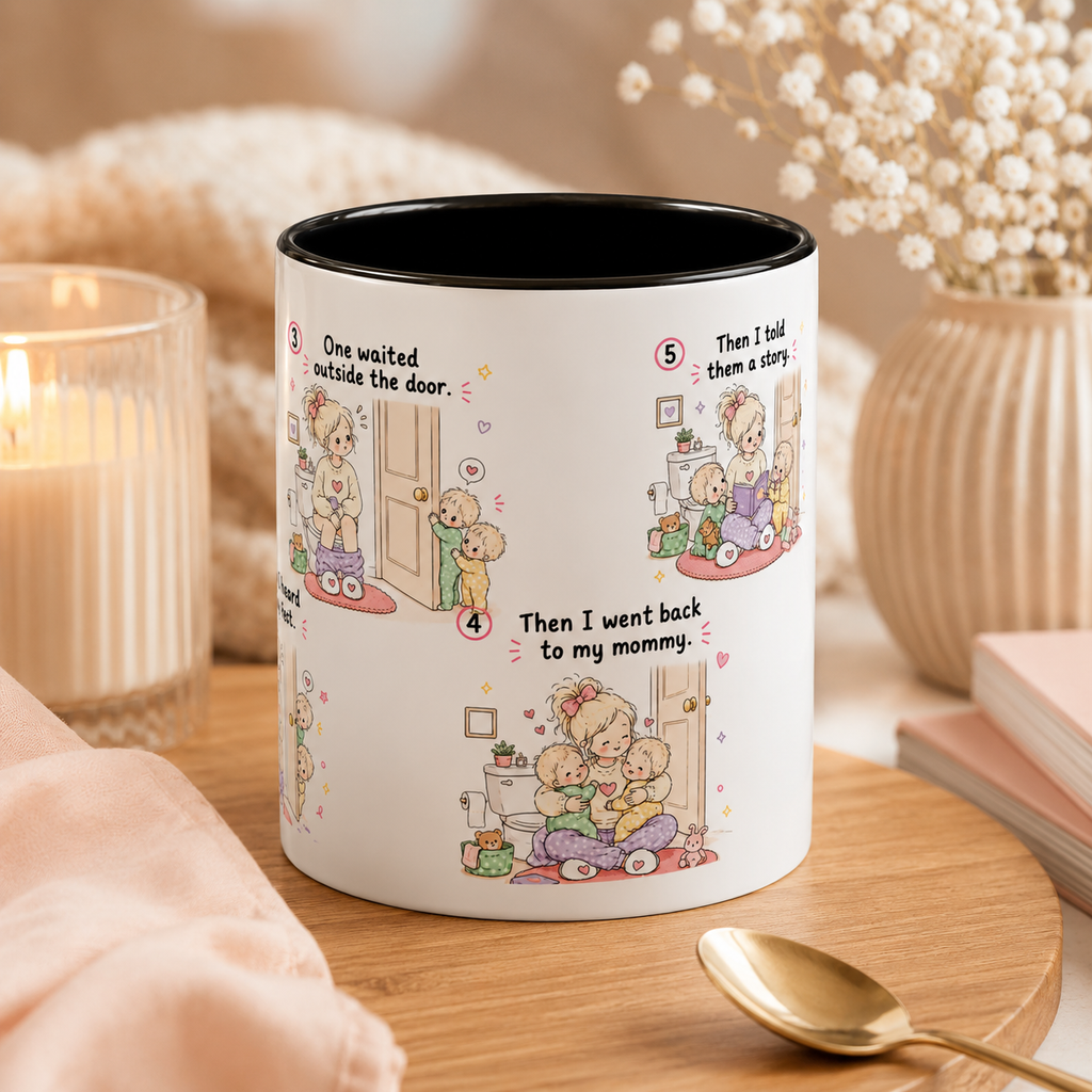 Funny Twin Mom Mug | Bathroom Break Coffee Mug
