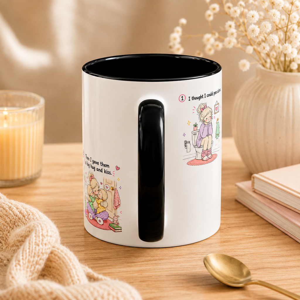 Funny Twin Mom Mug | Bathroom Break Coffee Mug
