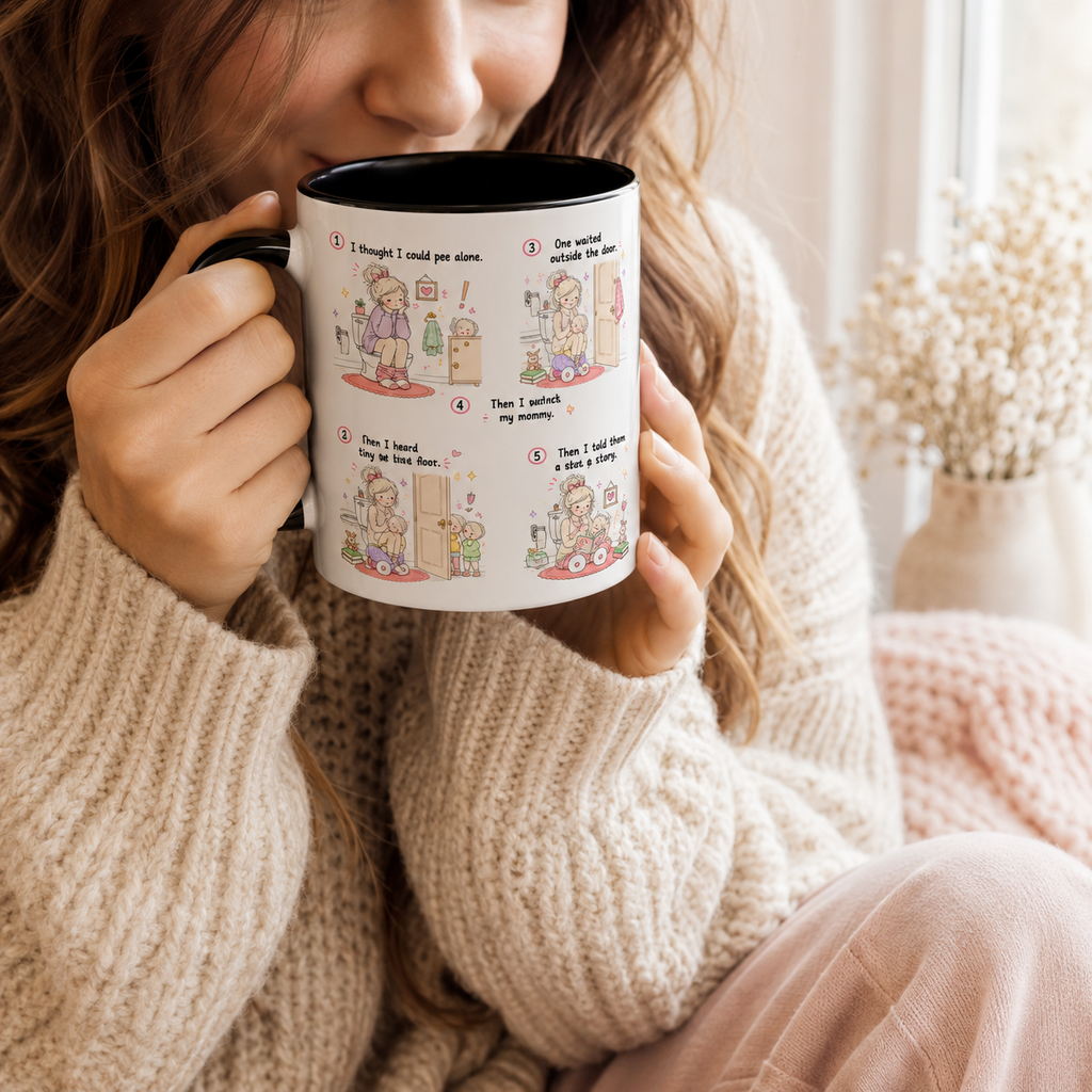 Funny Twin Mom Mug | Bathroom Break Coffee Mug