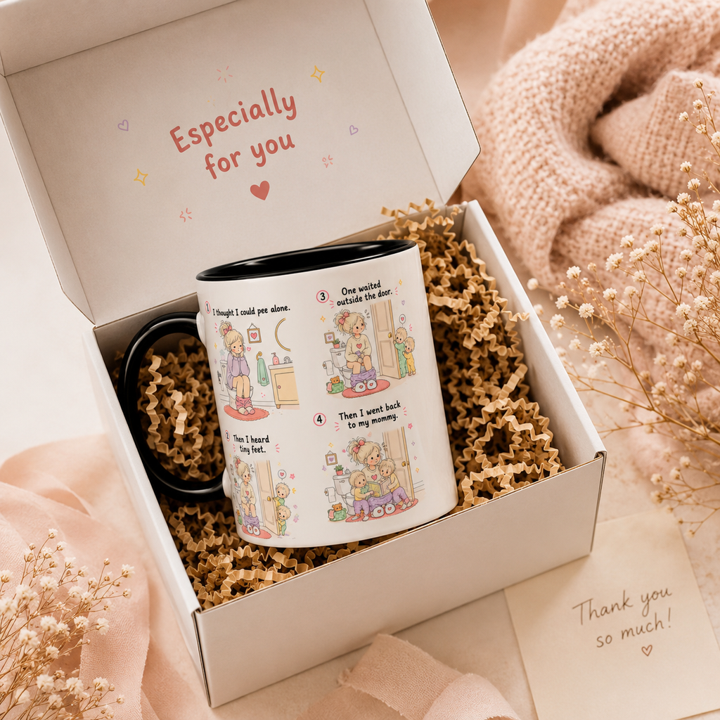 Funny Twin Mom Mug | Bathroom Break Coffee Mug