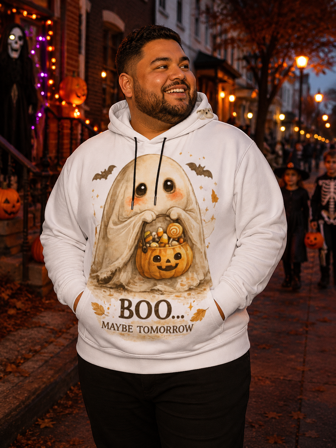 All-Over Print Women’s Hoodie With Decorative Ears