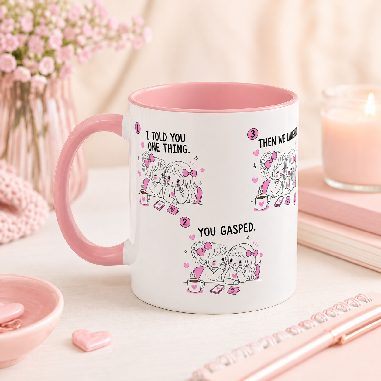 Best Friends Mug | Funny Friendship Gift for Your Bestie
