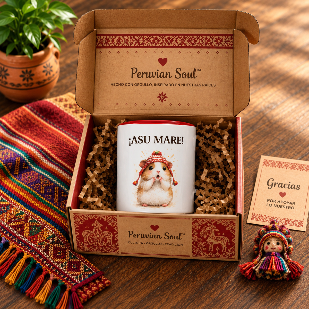 ¡Asu Mare! Peruvian Cuy Coffee Mug – Funny Peru Gift 11 oz