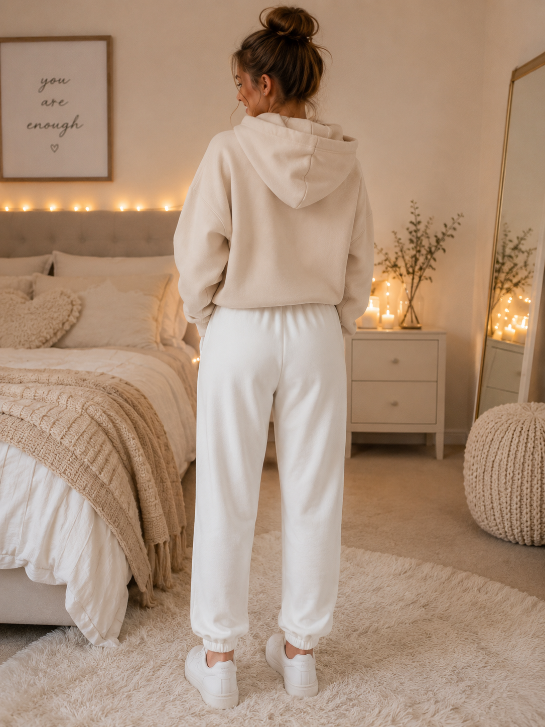 Cozy Panda Women’s Fleece Joggers | Soft Lounge Sweatpants