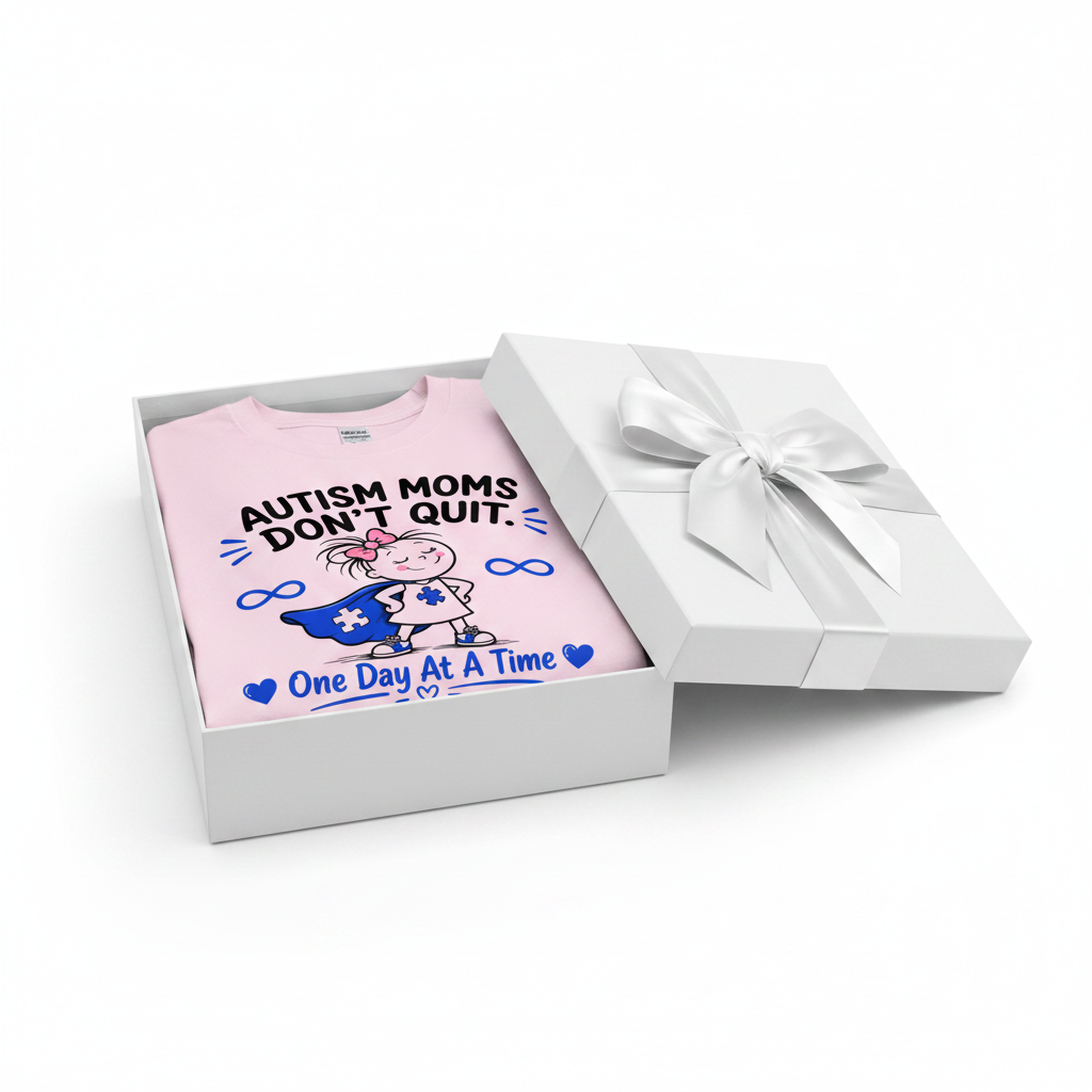 Autism Moms Don’t Quit T-Shirt | Autism Mom Gift