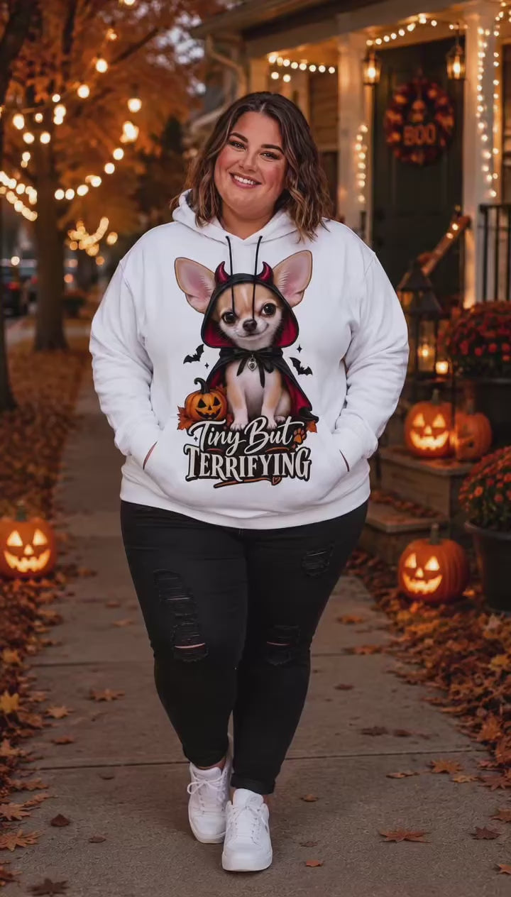 All-Over Print Women’s Hoodie With Decorative Ears