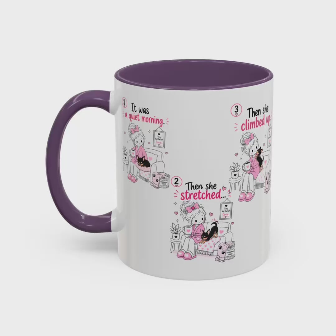 She Demands Constant Cuddles Mug | Chihuahua Mom Gift | Funny Dog Mom Coffee Cup