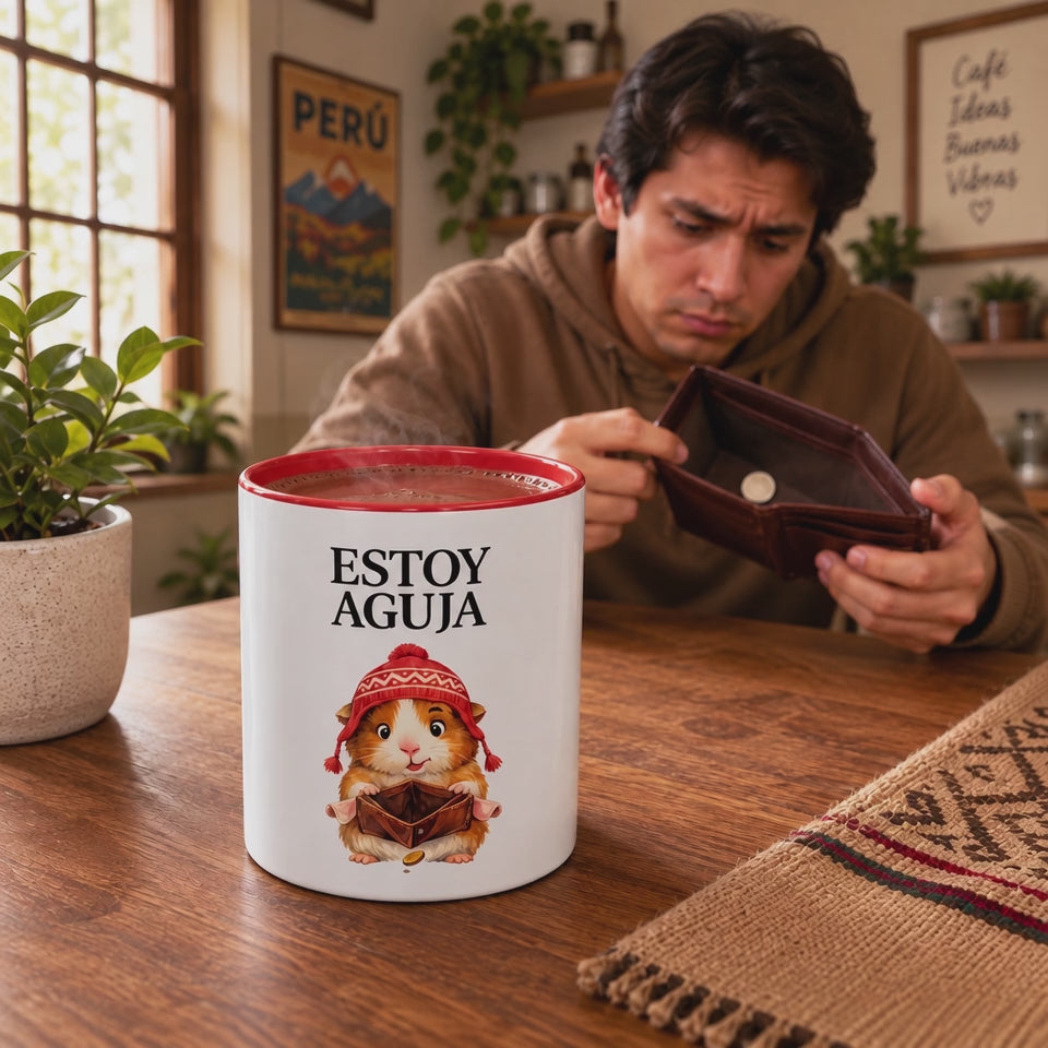 “Estoy Aguja” Peruvian Guinea Pig Mug – Funny Peru Gift 11oz
